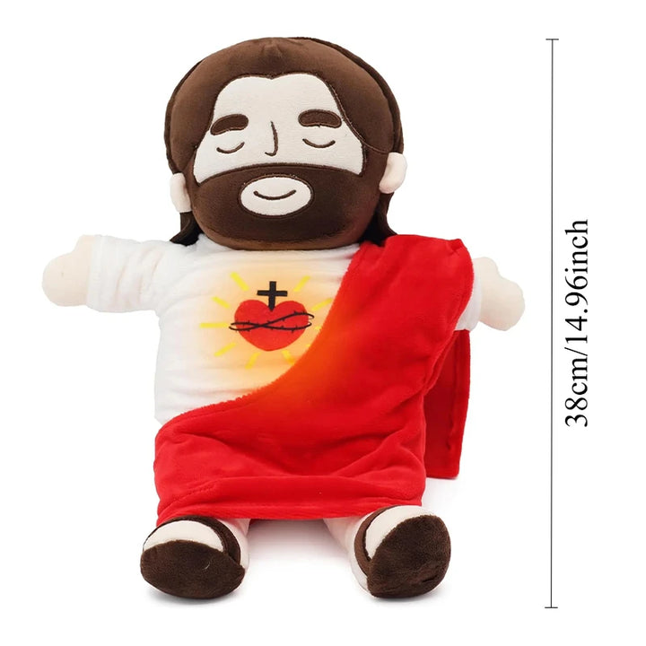 Breathing Jesus Plush Toy Baby Soothing