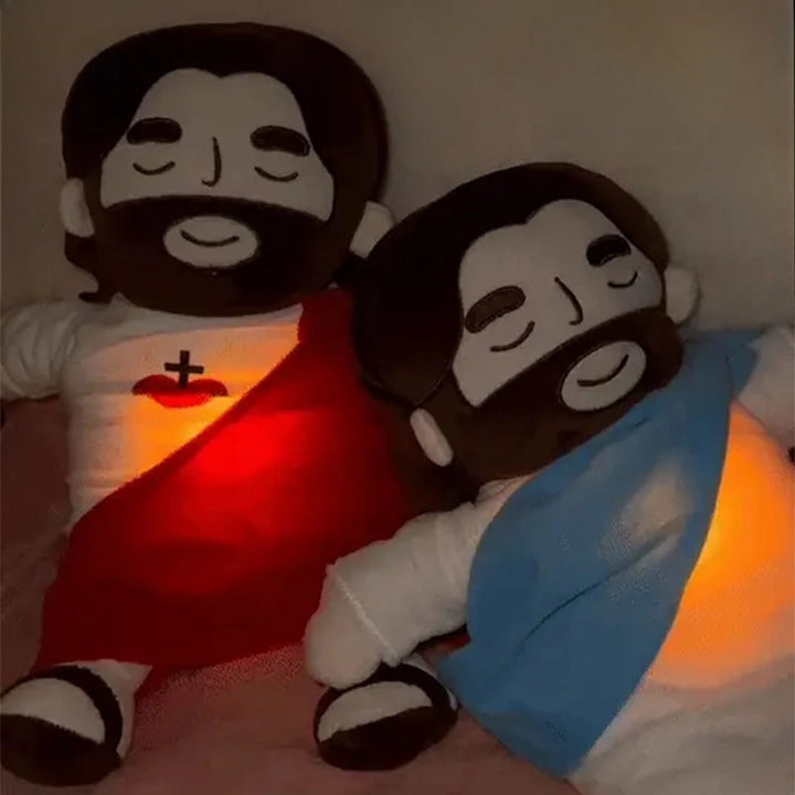 Breathing Jesus Plush Toy Baby Soothing